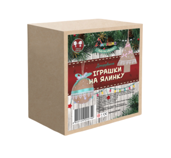 Набір для творчості Умняшка Декорування Іграшки на ялинку (НГ-003) - Pampik