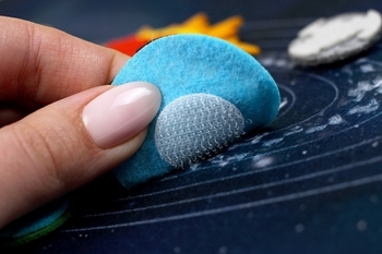 Развивающая игра из фетра Умняшка Космос (ПФ-011) - Pampik - 9