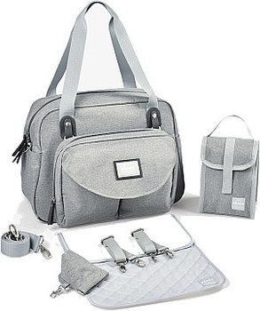 Сумка для мами Beaba Geneva, сірий (940244) - Pampik - 2