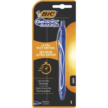 Гелевая ручка BIC Gel-ocity Quick Dry, синий, 1 шт. (964765) - Pampik