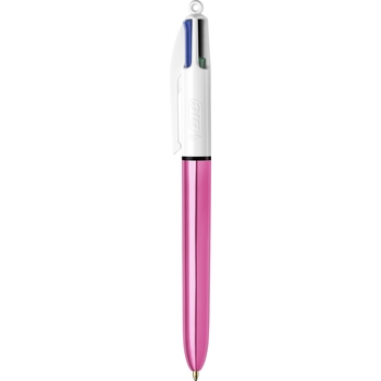 Шариковая ручка BIC 4 Colours Shine Pink автоматическая, 4 в 1, 1 шт. (951352) - Pampik - 3