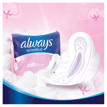 Прокладки гигиенические Always Sensitive Normal Plus, 10 шт. - Pampik - 9