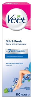 Крем для депиляции Veet, для чувствительной кожи, 100 мл - Pampik