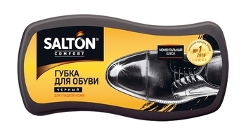 Губка Salton Волна, для обуви из гладкой кожи, черный (52/09) - Pampik
