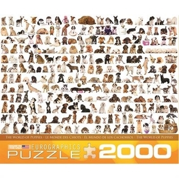 Пазл Eurographics Світ собак, 2000. елементів (8220-0581) - Pampik