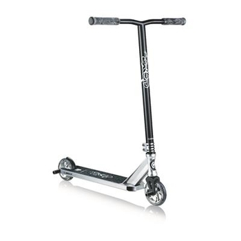 Самокат Globber серії GS900 з пегами, чорний з сірим (626-120) - Pampik