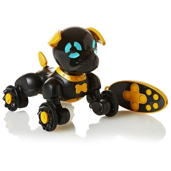 Інтерактивна маленьке цуценя WowWee Чіп, чорний з жовтим (W2804/3819) - Pampik - 3