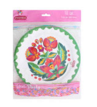 Тарілки паперові Eventa Українська колекція, ніжна троянда, 10 шт. - Pampik