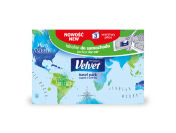 Серветки для авто Velvet Travel, 50 шт. - Pampik - 2