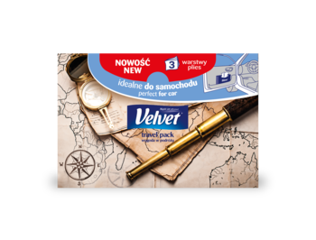Серветки для авто Velvet Travel, 50 шт. - Pampik
