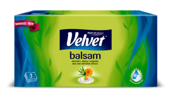 Салфетки Velvet Бальзам Алое и календула, 70 шт. - Pampik