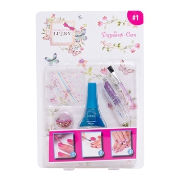 Набор детской косметики Lukky Дизайнер-Сет для ногтей и губ (T16786) - Pampik - 2