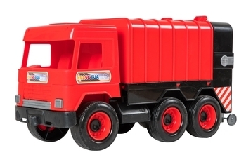 Сміттєвоз Tigres Middle truck, червоний (39488) - Pampik