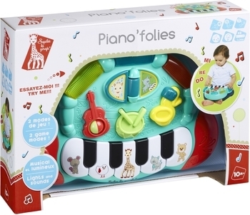 Механічне піаніно Vulli Жирафа Софі (230799) - Pampik - 4