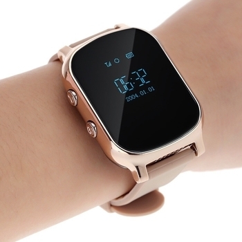 Детские телефон-часы GoGPSme K20, с GPS-трекером, золотой (K20GD) - Pampik - 5