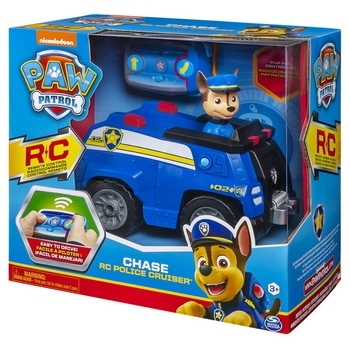 Полицейский автомобиль Paw Patrol Щенячий патруль с фигуркой Гонщика на дистанционном управлении (SM76200/8659) - Pampik