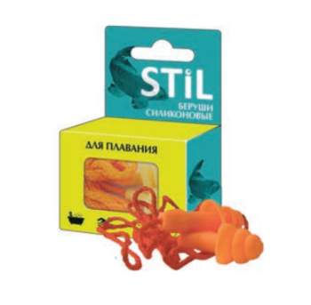 Беруші Stil силіконові для плавання, 2 шт. - Pampik - 2