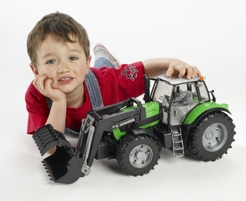 Трактор Bruder Agrotron X720 с погрузчиком (03081) - Pampik - 4