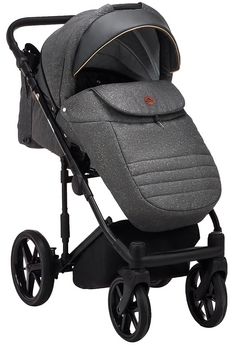 Універсальний візок 2 в 1 Adamex Amelia Lux AM284, сірий (624679) - Pampik - 7