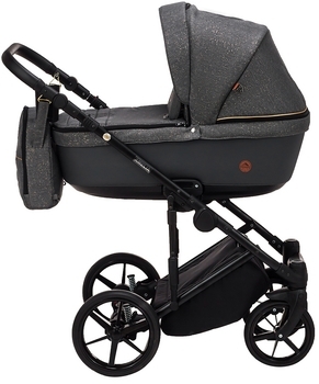 Універсальний візок 2 в 1 Adamex Amelia Lux AM284, сірий (624679) - Pampik - 6