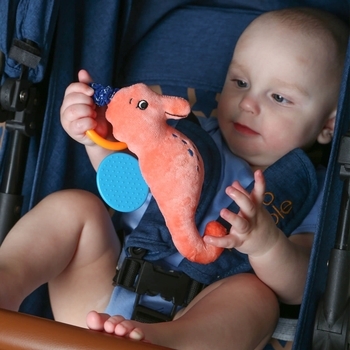 Вібропідвіска Масік Морський коник, рожевий (МС 110604-01) - Pampik - 6