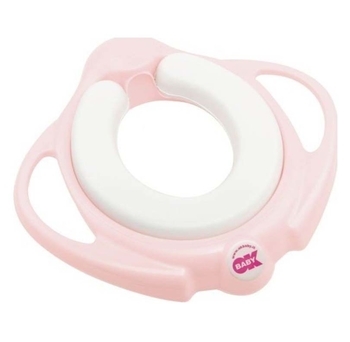 Накладка-сидение на унитаз Ok Baby Pinguo Soft, розовый (38255435) - Pampik