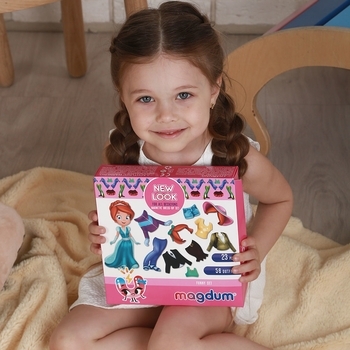 Набор магнитов Magdum Кукла с одеждой New look (ML4031-14 EN) - Pampik - 5