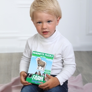 Набір магнітних пазлів Magdum Ферма (ML4031-19 EN) - Pampik - 6