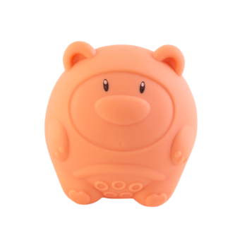 Іграшка для ванної Baby Team Звірятко зі звуком, бежевий (8745_бежева_звірятко) - Pampik - 2