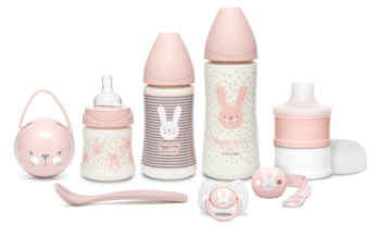 Великий подарунковий набір Suavinex Hygge Затишні історії, рожевий (306625) - Pampik