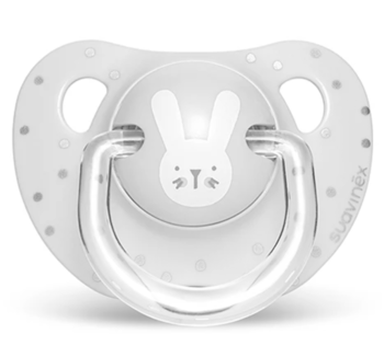 Пустушка анатомічна Suavinex Hygge Затишні історії Зайчика, 0-6 міс., сірий (306557) - Pampik