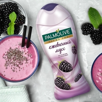 Гель для душа Palmolive Gourmet Spa Ожинний Мус, 250 мл - Pampik - 6