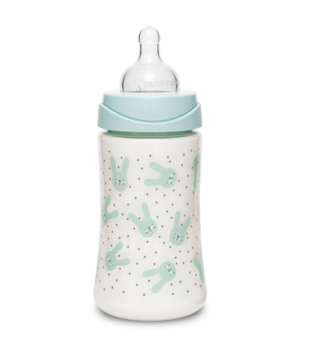 Пляшка для годування Suavinex Hygge Затишні історії, 270 мл, бірюзовий (306683) - Pampik