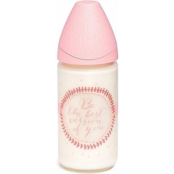 Пляшка для годування Suavinex Сенс життя, 240 мл, рожевий (303491) - Pampik