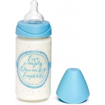 Пляшка для годування Suavinex Сенс життя, 240 мл, блакитний (303486) - Pampik