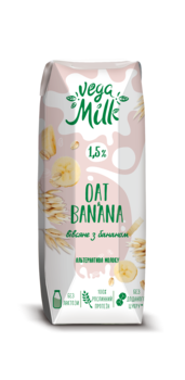 Подарок. Овсяный напиток Vega Milk с бананом, 3,75 л (15 шт. по 250 мл) - Pampik - 2