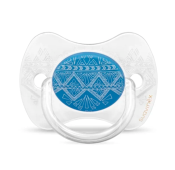 Пустушка симетрична Suavinex Couture, 0-4 міс., Синій (304211) - Pampik