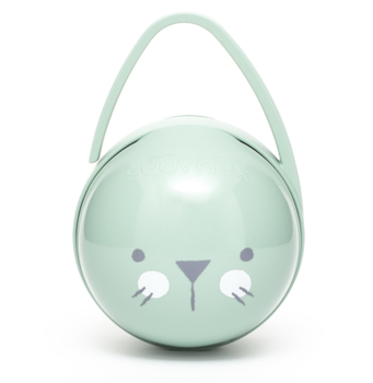 Контейнер для двох пустушок Suavinex Hygge Затишні історії, бірюзовий (306718) - Pampik