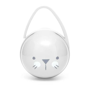 Контейнер для двох пустушок Suavinex Hygge Затишні історії, сірий (306719) - Pampik