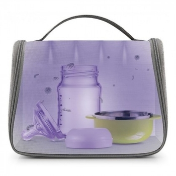 Портативний ультрафіолетовий універсальний стерилізатор-косметичка 59S UVC LED P11, сірий (P11) - Pampik - 4