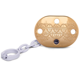 Ланцюжок для пустушки Suavinex Couture, сірий (304255) - Pampik