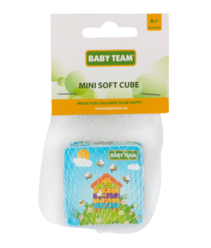 Іграшка для ванної Baby Team Міні-кубик, блакитний (8741) - Pampik - 2