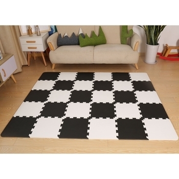 Коврик-пазл Kinderkraft Luno Black KKMLUNOBLK0000, 30 элементов, черный (00-00158791) - Pampik - 14