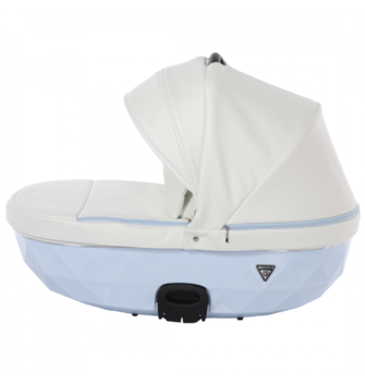 Універсальний візок 2 в 1 Junama Candy 02, білий з блакитним (J-Cy-02) - Pampik - 8