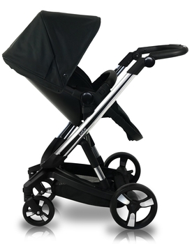 Універсальний візок 2 в 1 Ibebe i-stop 07, чорний на сріблястій рамі (ib-is-07) - Pampik - 4