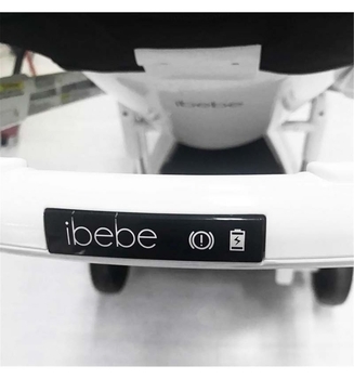 Універсальний візок 2 в 1 Ibebe i-stop 07, чорний на сріблястій рамі (ib-is-07) - Pampik - 5