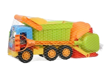 Набор для игры с песком Same Toy Самосвал, 9 предметов (943Ut) - Pampik - 8