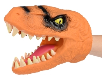 М'яка іграшка Same Toy Dino Animal Gloves Toys, помаранчевий (AK68622-1Ut3) - Pampik - 4