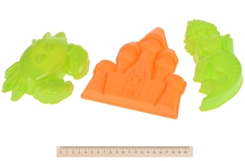 Набір для гри з піском Same Toy Ведерко блакитне, 8 предметів (976Ut-2) - Pampik - 5