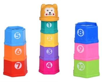 Набір для гри з піском Same Toy Чашки, 10 предметів (618-2Ut) - Pampik